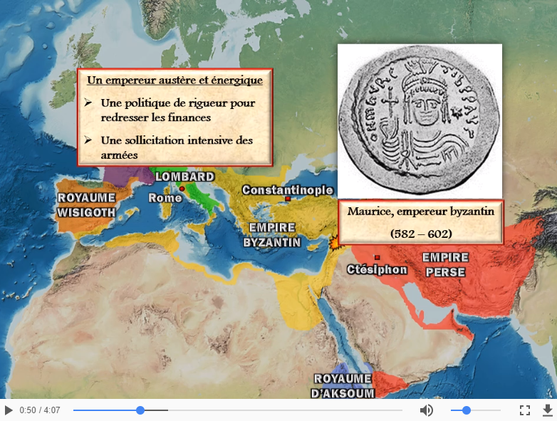 L?effondrement de l?empire byzantin (565-641)