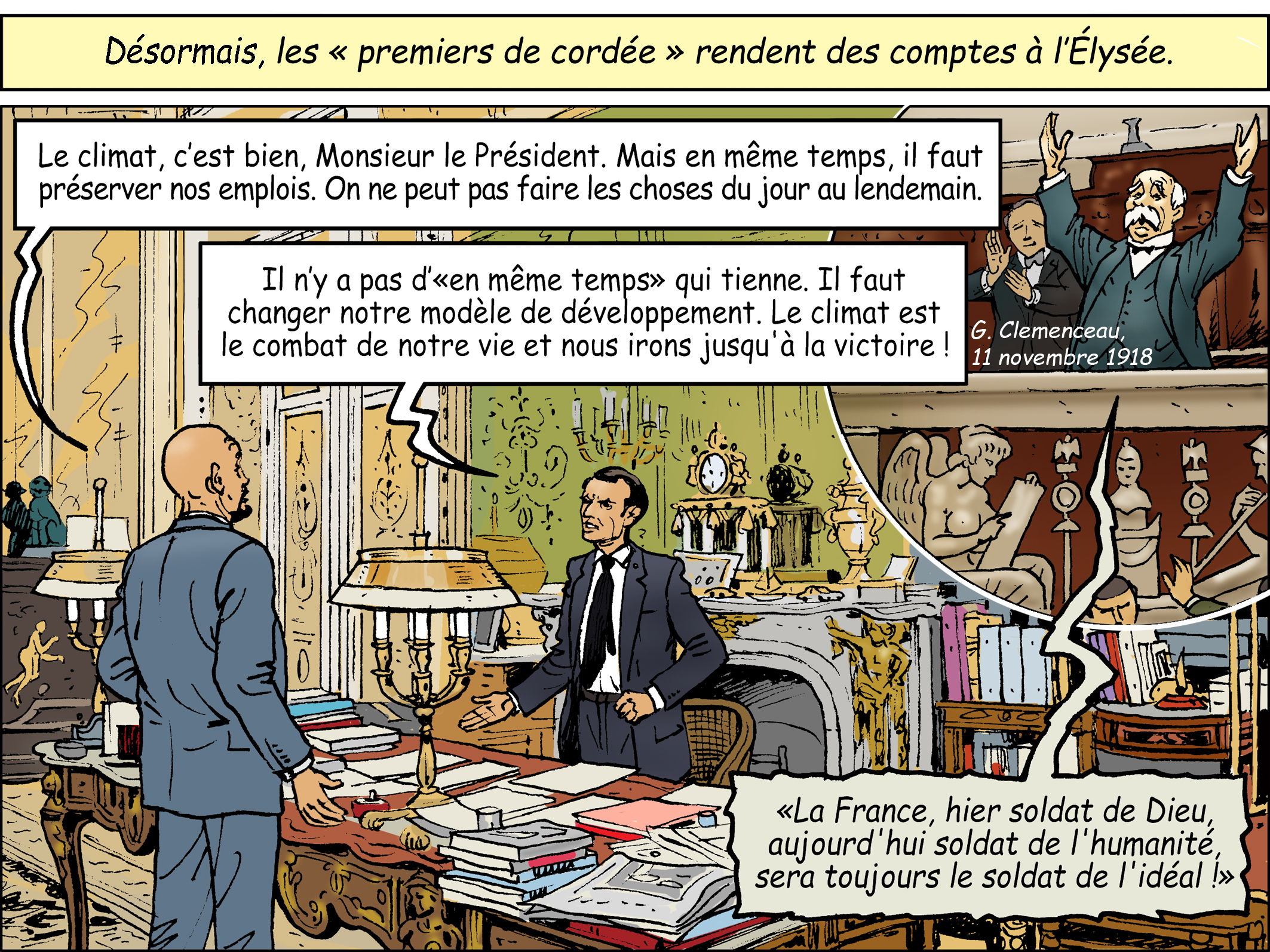 Le climat et la vie, Manifeste pour une écologie globale, 6e épisode (illustrations : Dominique Rousseau)