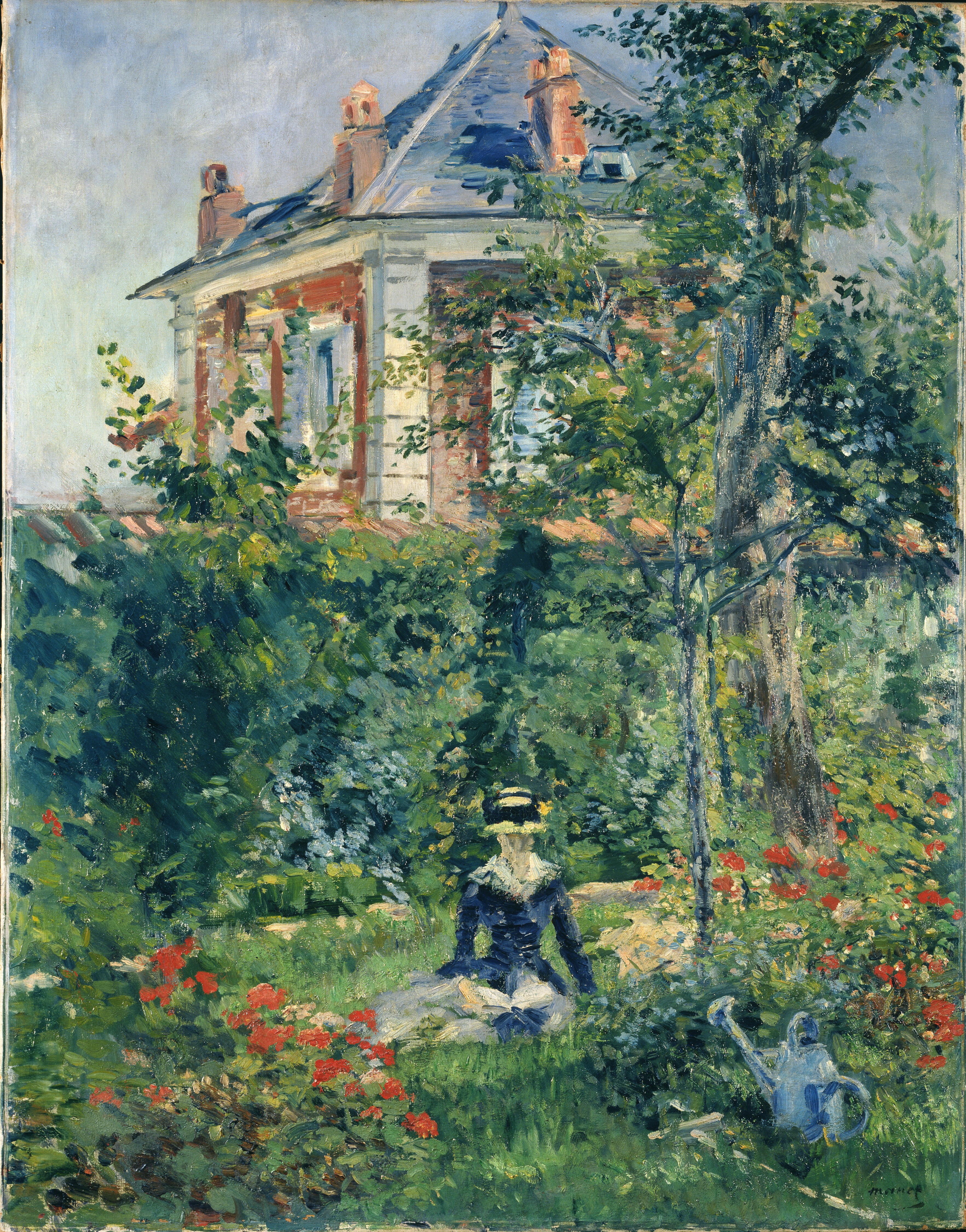 Edouard Manet, Un Coin du jardin de Bellevue, 1880, huile sur toile 91 x 70 cm Collection Emil Bührle, Zurich © SIK-ISEA, Zurich (J.-P. Kuhn)