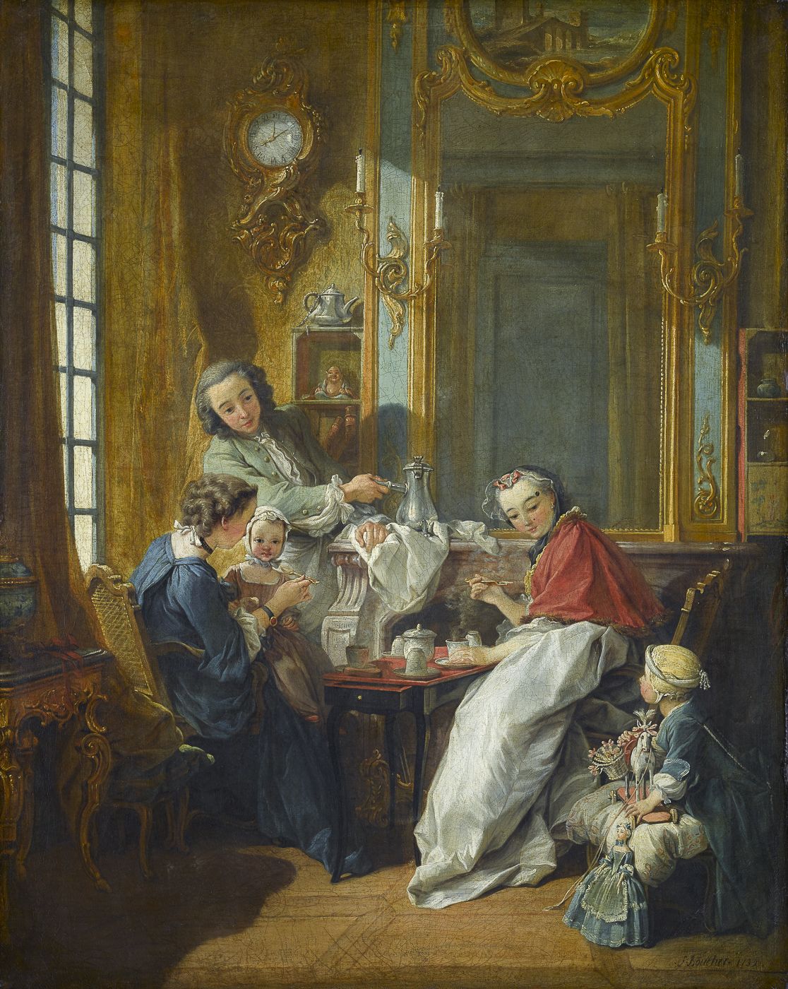 François Boucher : Le Déjeuner (1739, musée du Louvre, Paris)