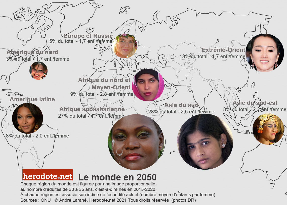 Le monde en 2050