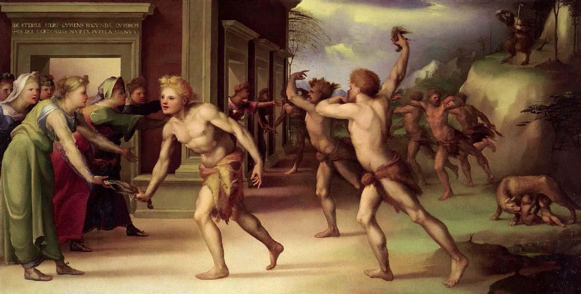Les Lupercales (1519, Beccafumi, collection Martelli, Florence)