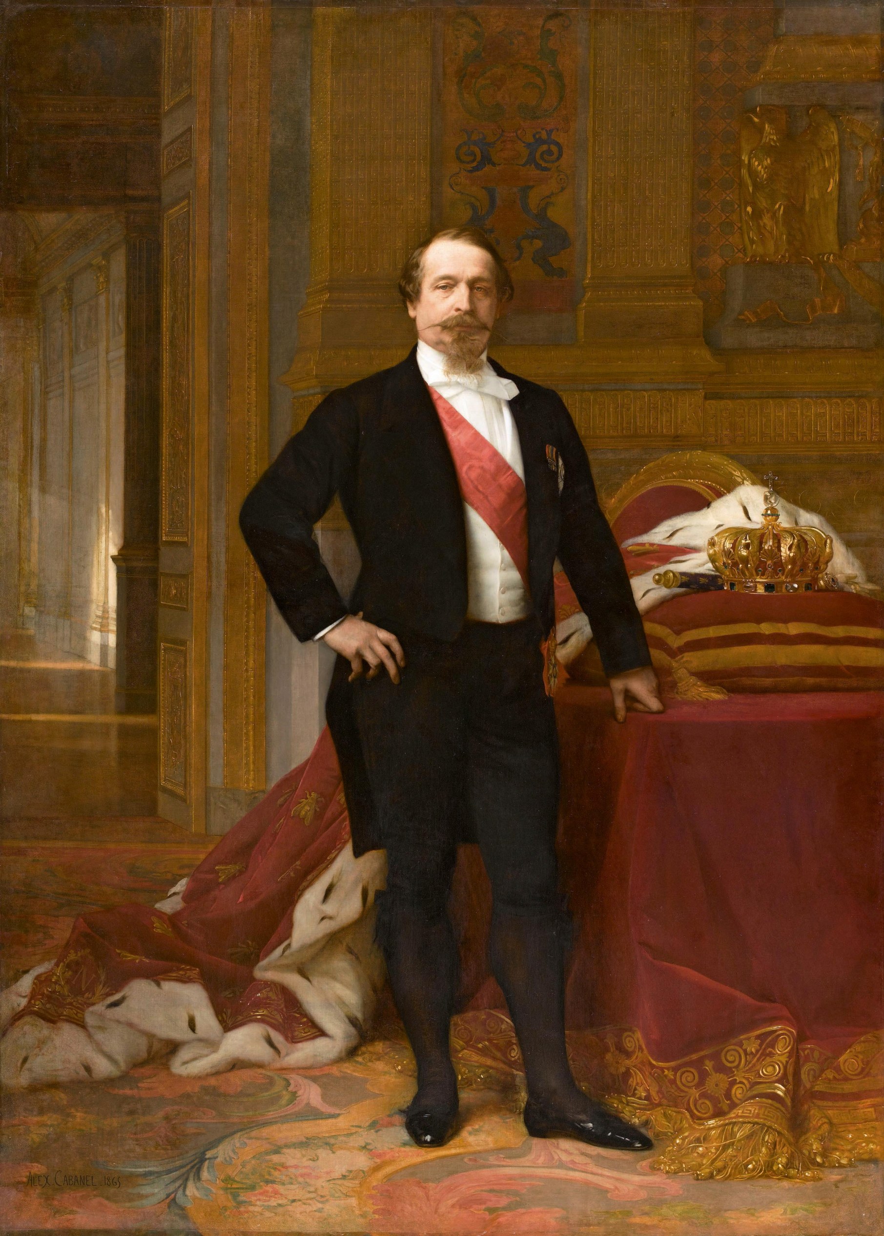 Napoléon III (1863, Alexandre Cabanel, musée de Compiègne)