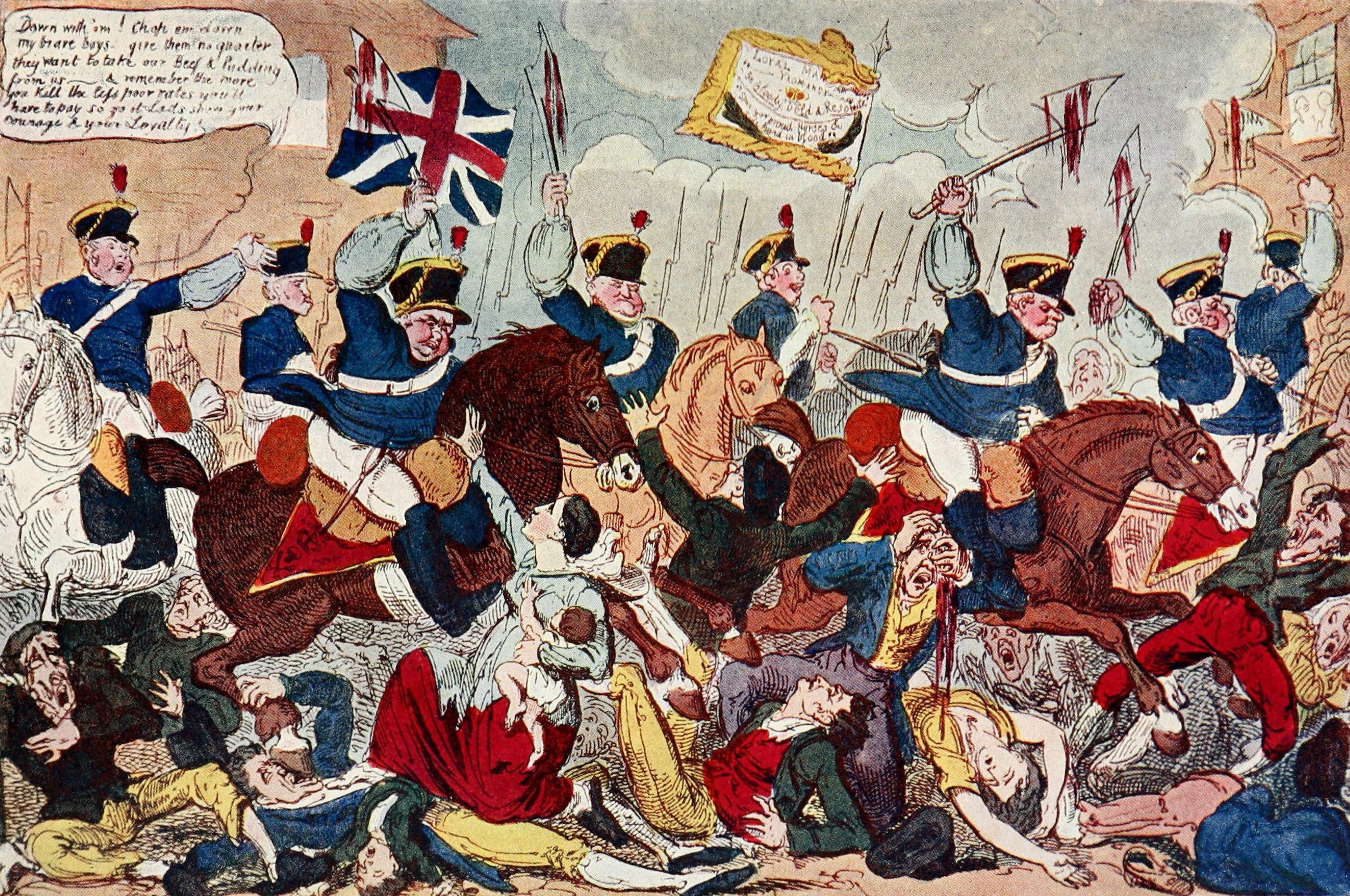 Le Massacre de Peterloo ou Les Brits frappent à domicile