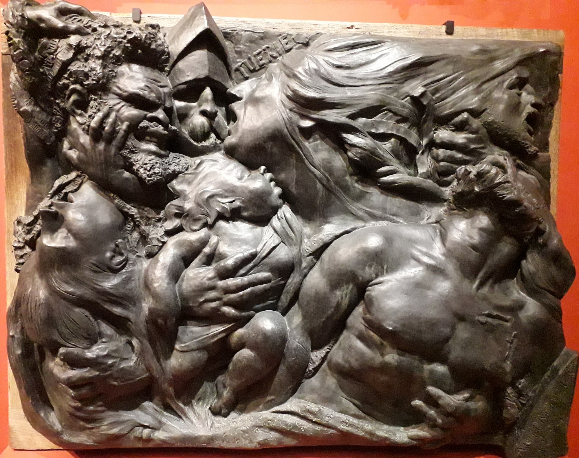 Auguste Préault, Tuerie, bronze, 1833, musée de Chartres