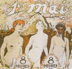 Le 1er mai, lithographie de Grandjouan pour l'Assiette au beurre (1906)
