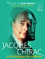 Hommage du mus&eacute;e du quai Branly &agrave; son cr&eacute;ateur Jacques Chirac