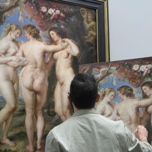 Un copiste au mus&eacute;e du Prado (Madrid)