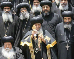 Clerg&eacute; copte d'&eacute;gypte (DR)