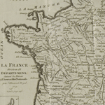 Le royaume de France et ses 83 d&eacute;partements en 1791