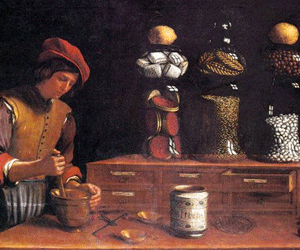 Paolo Barbieri, La Boutique d'&eacute;pices, 1637, Pinacoteca Comunale, Spoleto