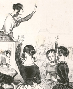 Club de femmes en 1848