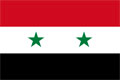 Le drapeau de la Syrie