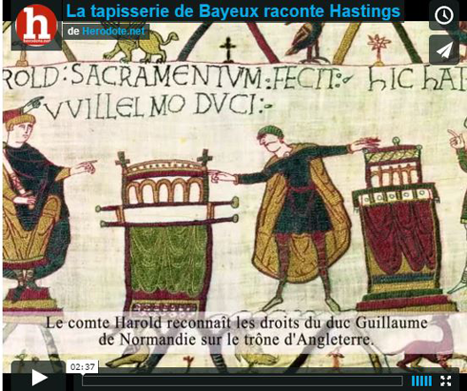 La tapisserie de Bayeux raconte Hastings
