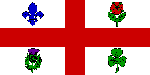 Le drapeau de Montr&eacute;al