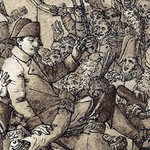 Le retour de l'Empereur aux Tuileries, 20 mars 1815 (lithographie de Fran&ccedil;ois-Joseph Heim)