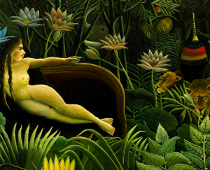 Henri Rousseau, Le R&ecirc;ve, 1910, New York, Museum of Modern Art