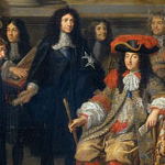Colbert pr&eacute;sente l'Acad&eacute;mie &agrave; Louis XIV