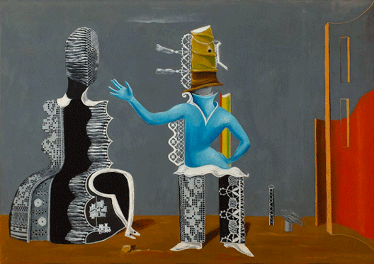 Max Ernst, Le Couple, 1923, Rotterdam, Boijmans Van Beuningen
