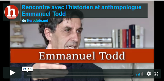 Rencontre avec l'historien et anthropologue Emmanuel Todd (25 mars 2015)