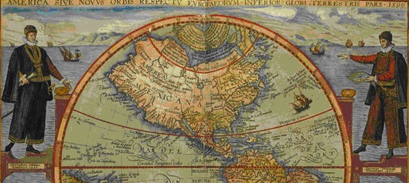 Carte d'Amérique (1566)